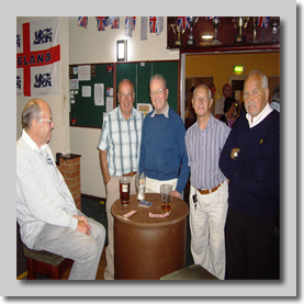 John Titterell, Eddie Wicker, Ron Archer, Miles Davis and John Jenner
